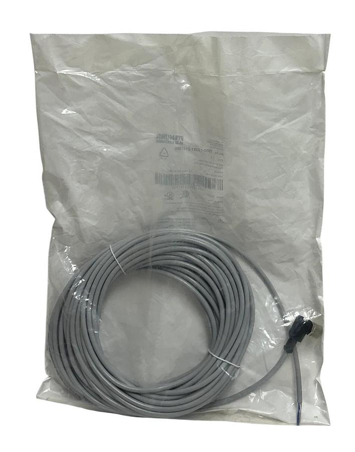 Used MURR ELEKTRONIK 7000-12341-2141500 / 7000123412141500 CONNECTION CABLE 15M NSFS