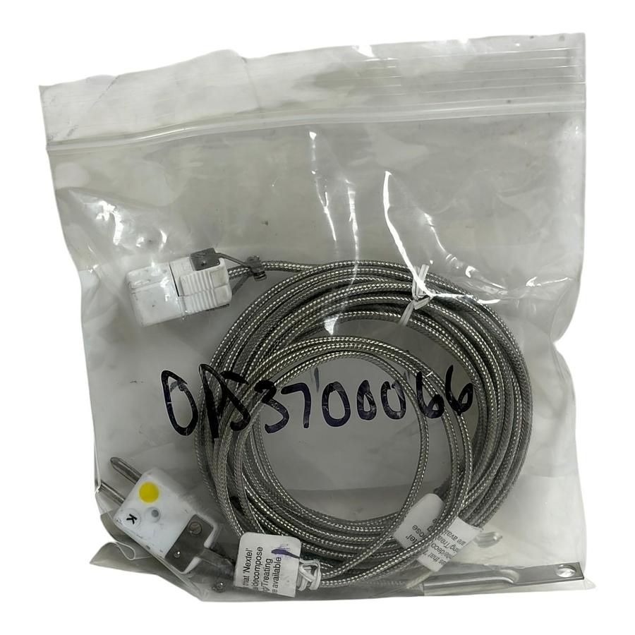 Used Omega Type K Thermocouple Probe & 25ft Extension Cable Set - New Surplus