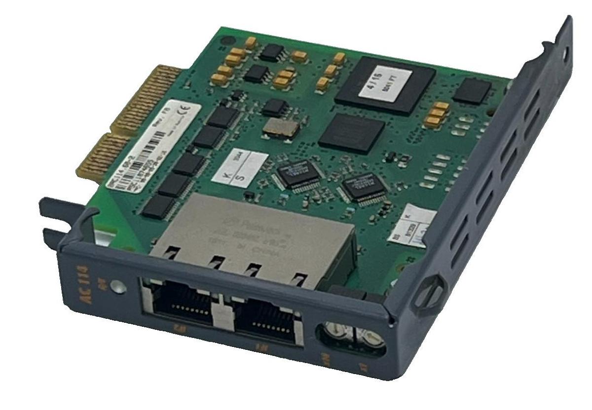 Used B&R 8AC114.60-2 ACOPOS POWERLINK V2 Interface Module Plug-In Card 2-Port USPI