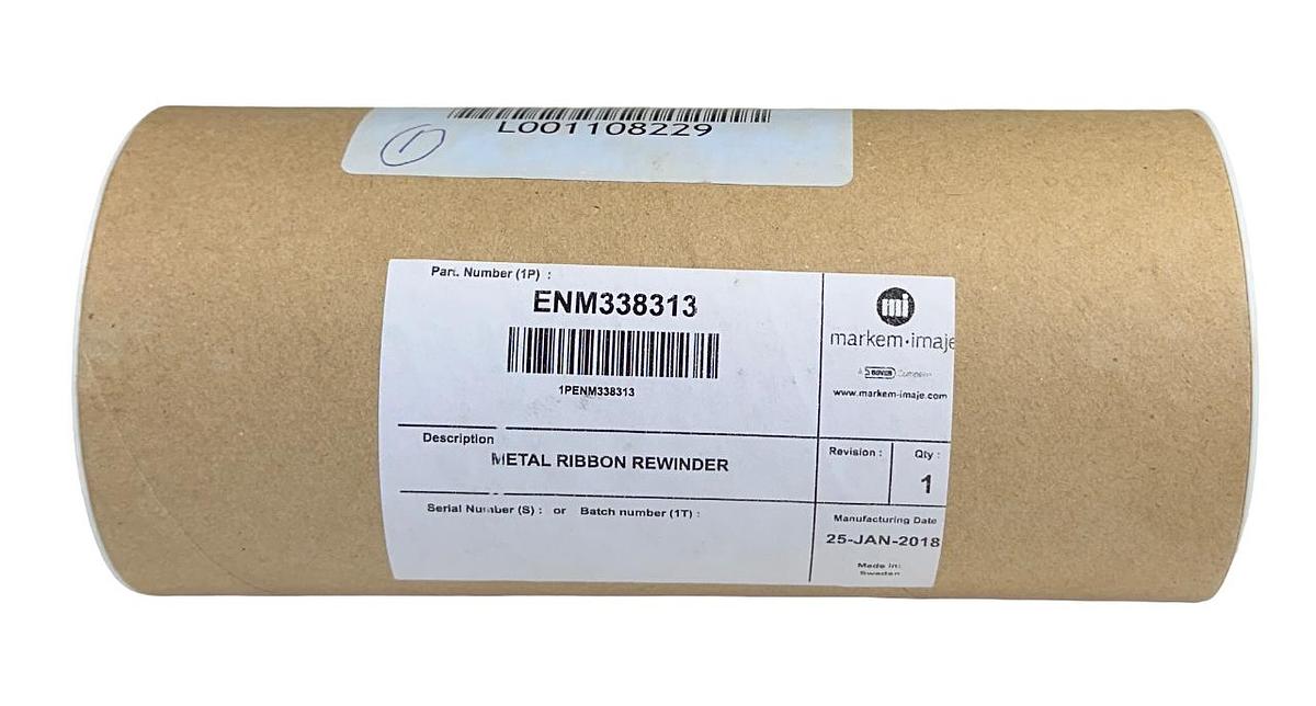 Used NEW MARKEM-IMAJE ENM338313 OEM METAL RIBBON REWINDER FOR PRINTER NSMP