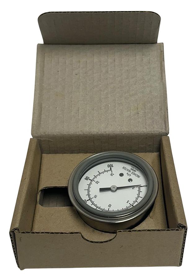 Used HAENNI DK 63/411.211 / DK63411211 MANO PRESSURE GAUGE 0/100 H2O/kPa OEM NSMP