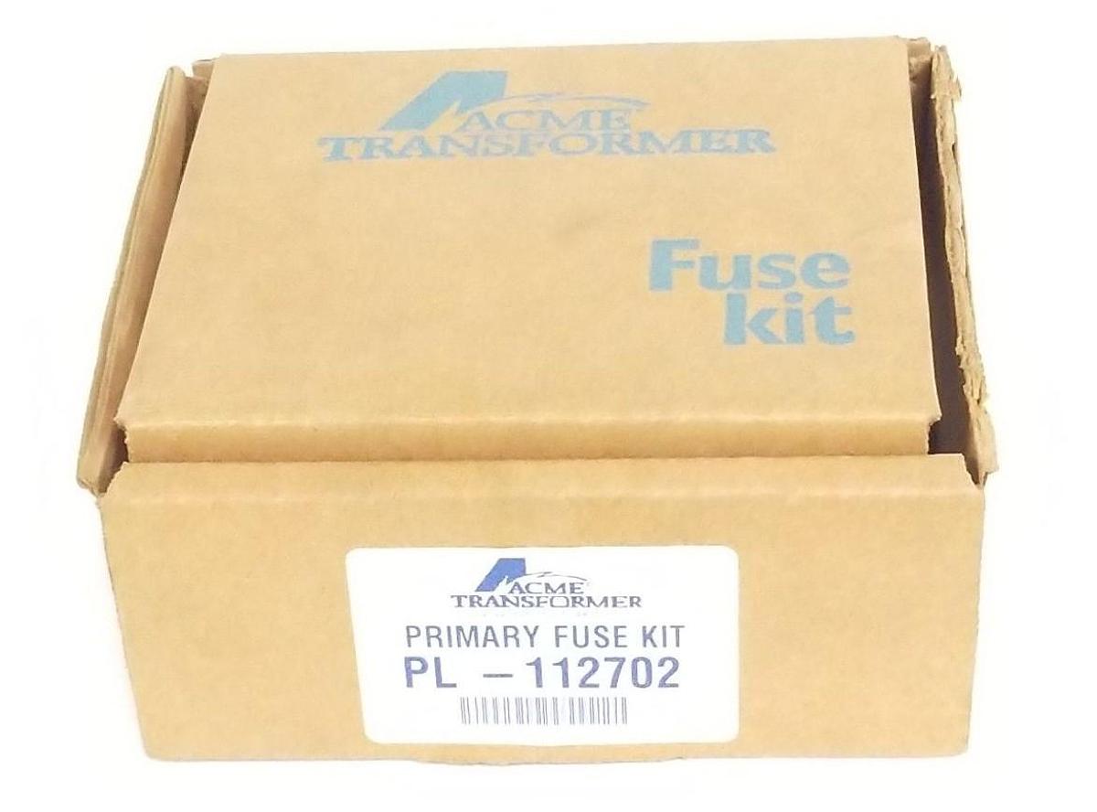 Used NIB ACME TRANSFORMER PL-112702 PRIMARY FUSE KIT PL112702