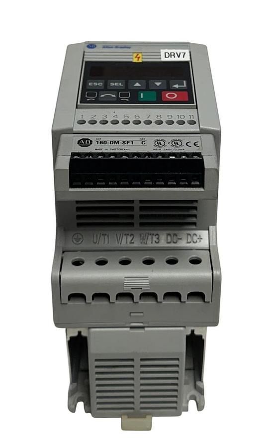 Used ALLEN BRADLEY 160-BA03NSF1 /C VARIABLE SPEED DRIVE SSC SERIES 0.75kW/1HP USNP