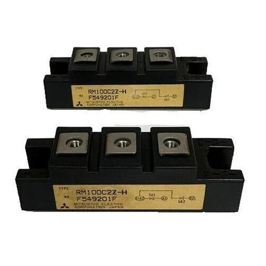 Used LOT OF 2 MITSUBISHI ELECTRIC RM100C2Z-H / RM100C2ZH POWER MODULE F549201F
