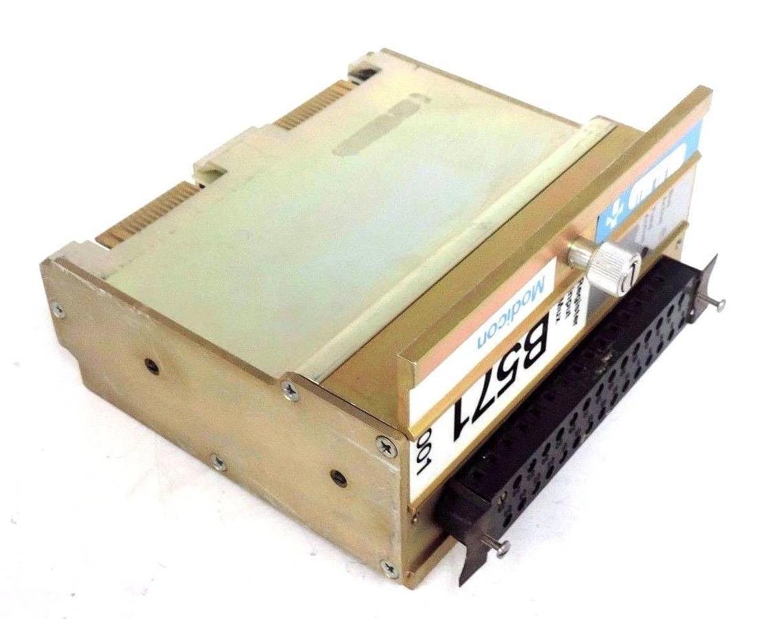 Used GOULD MODICON AS-B571-001 REGISTER INPUT MODULE MUX, ASB571001