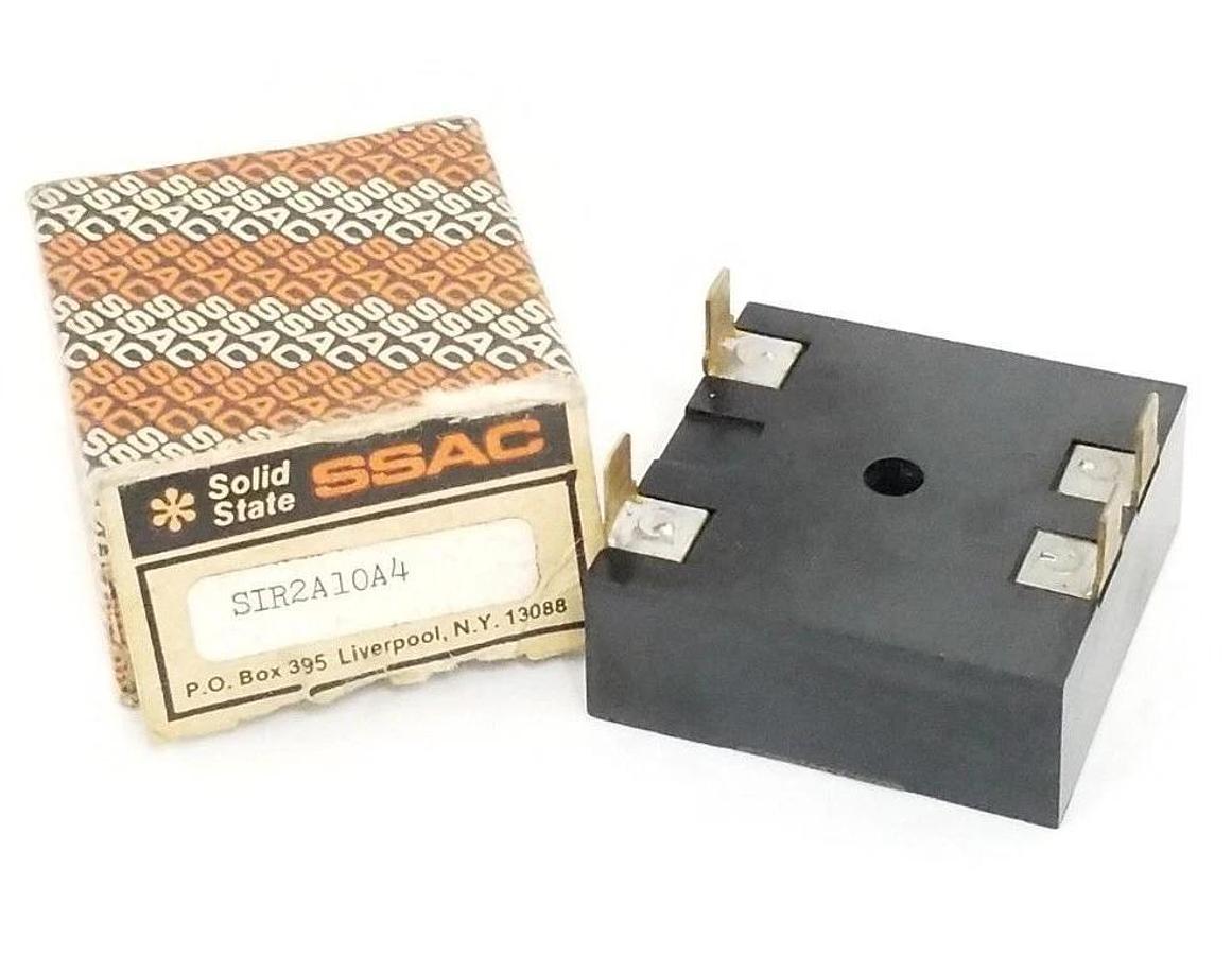 Used SSAC SIR2A10A4 SOLID STATE RELAY-ISOLATED