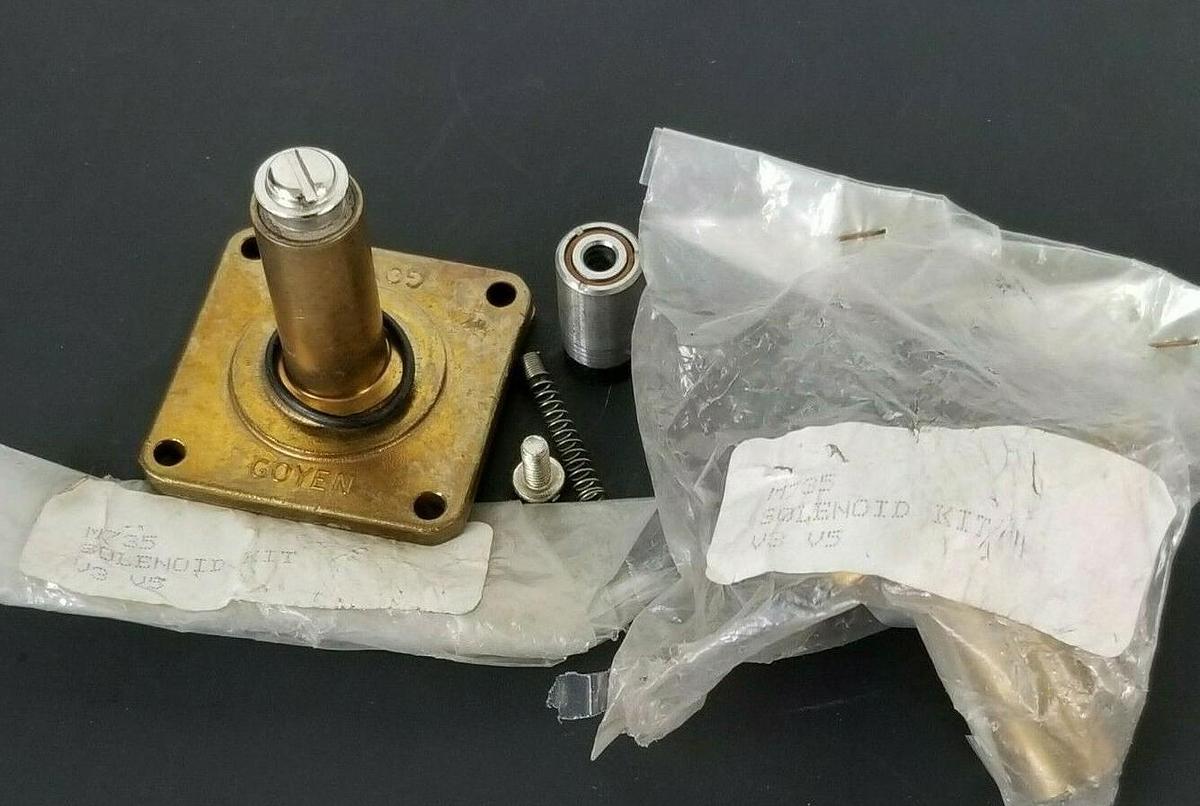 Used LOT OF 2 NEW PENTAIR / GOYEN M735 SOLENOID KITS V3 V5