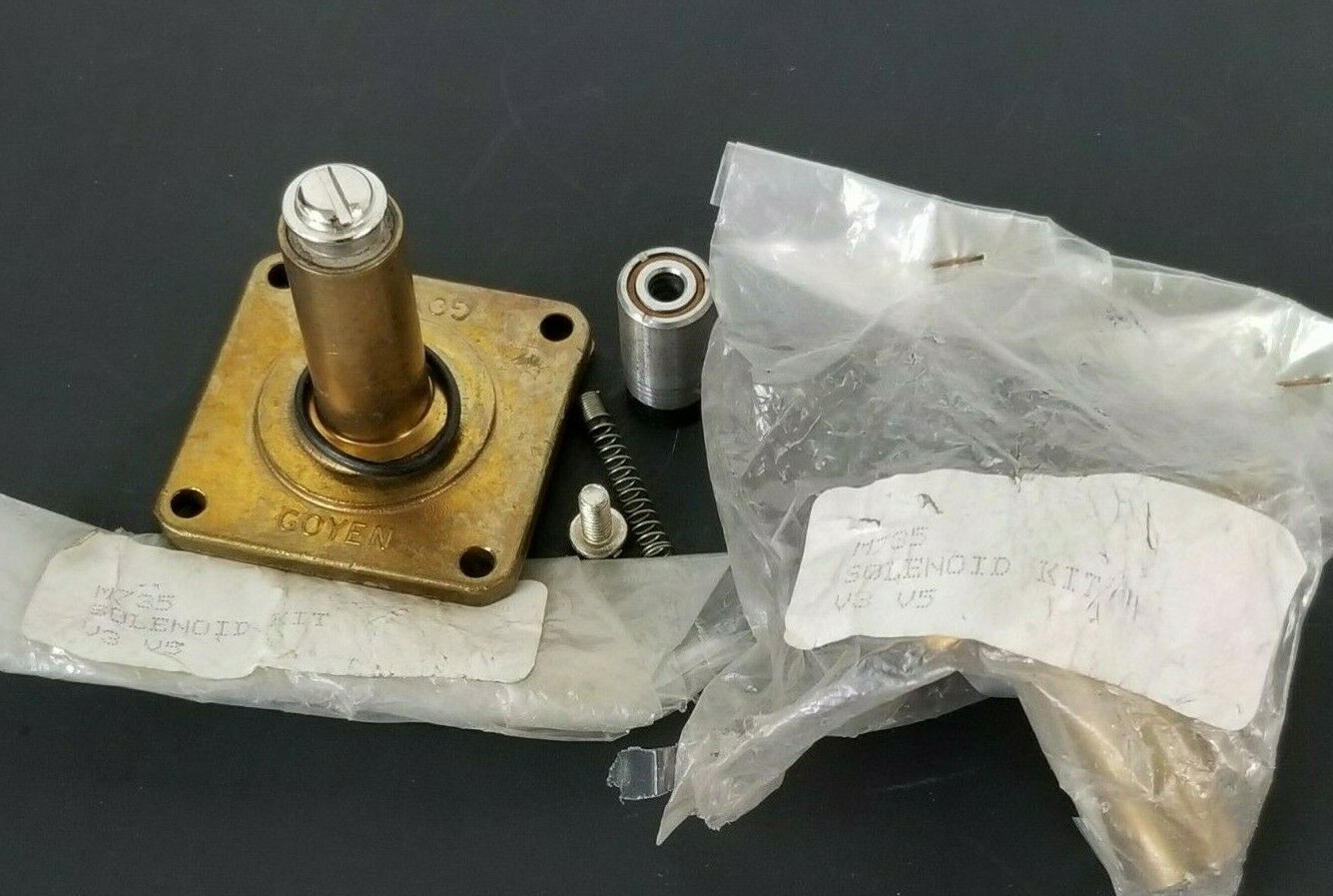 Used LOT OF 2 NEW PENTAIR / GOYEN M735 SOLENOID KITS V3 V5