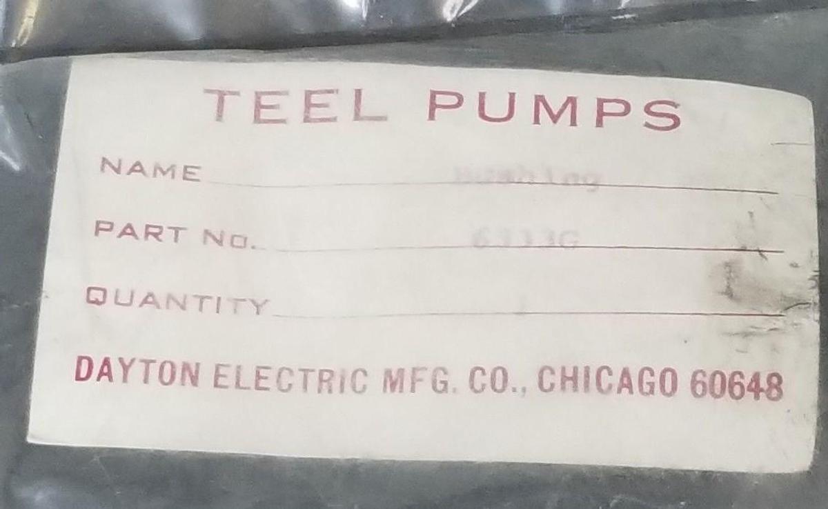 Used NEW TEEL PUMPS 6333G BUSHING
