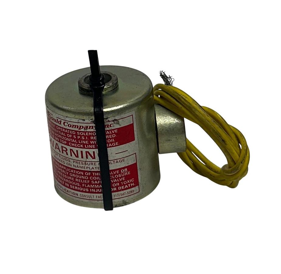 Used JD GOULD J4-1131 / J41131 / 4901 SOLENOID COIL FOR VALVE 120V 60Hz NSNP
