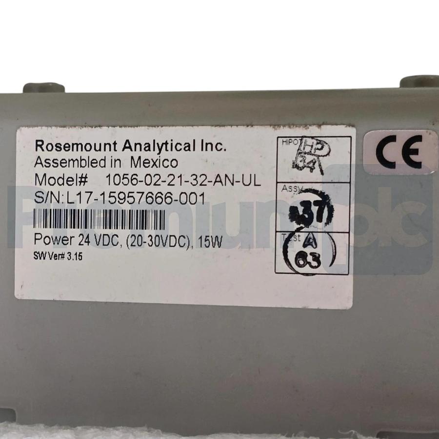 Emerson Rosemount 1056-02-21-32-AN-UL Dual Input Liquid Analyzer 24VDC NSNP