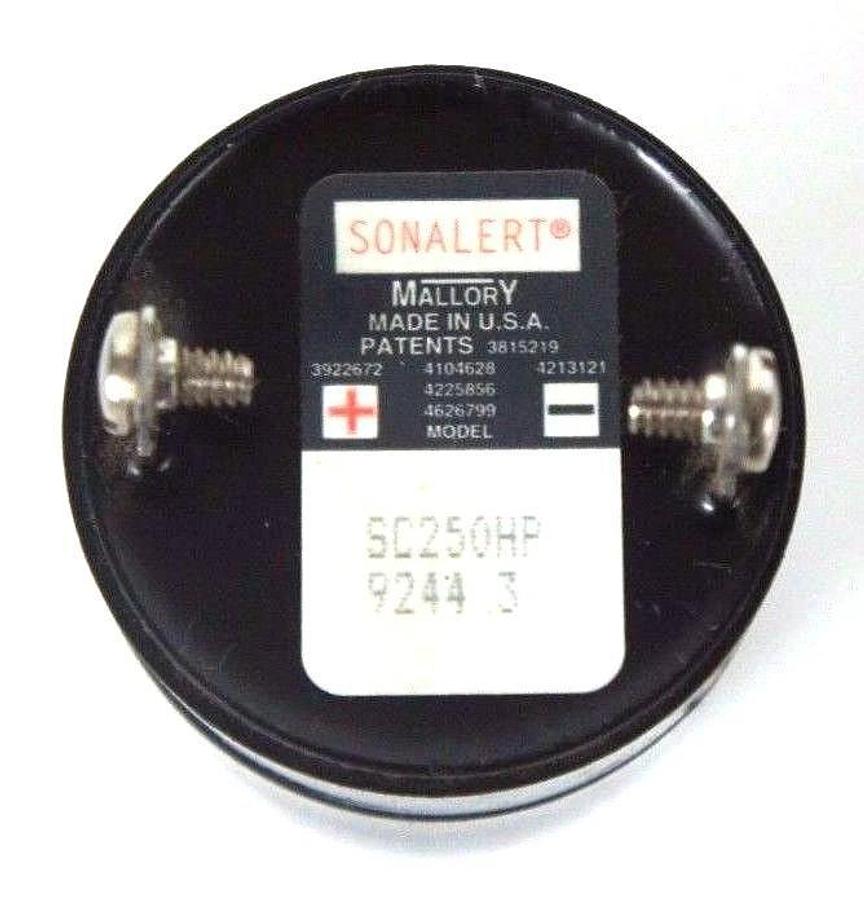 Used LOT OF 4 MALLORY SONALERT SC250HP BUZZER ALARMS