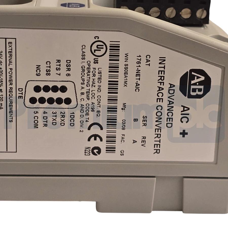 Allen Bradley 1761-NET-AIC /B MicroLogix/SLC Advanced Interface Converter NSMP