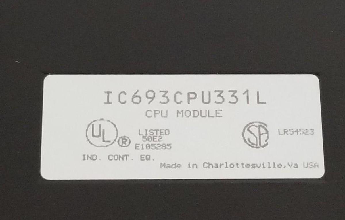 Used GE FANUC IC693CPU331L CPU MODULE