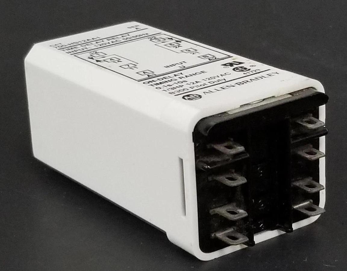 Used ALLEN BRADLEY 700-HS12AA1 TIME DELAY RELAY 700HS12AA1, SER. A, 0.1S-10S