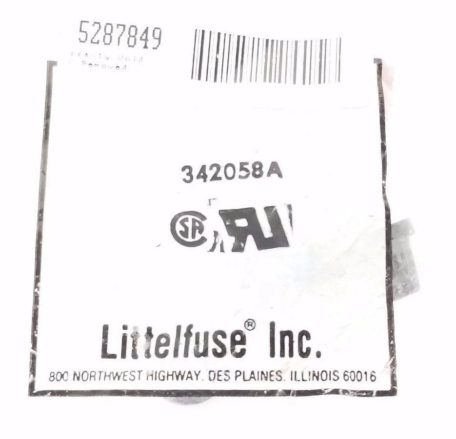 Used NEW LITTELFUSE 342058A FUSE HOLDER