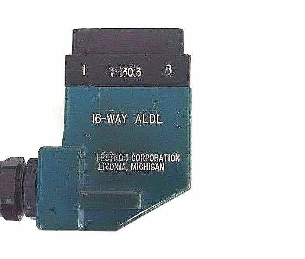 Used TESTRON CORP. T-13013 ALDL 16 WAY CABLE T13013