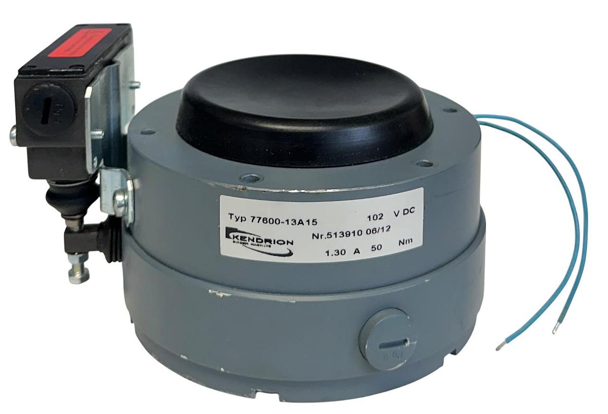 Used KENDRION 77600-13A15 / 7760013A15 ELECTROMAGNETIC BRAKE 102V/1/1/5NM/35MM USNP