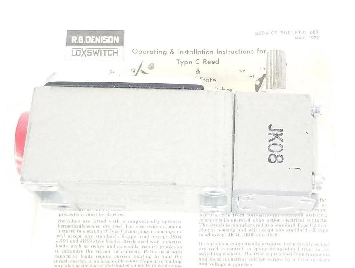 Used NIB GOULD R.B. DENISON CGA-JK08 LIMIT SWITCH 120VDC, 0.5A, 10VA, CGAJK08