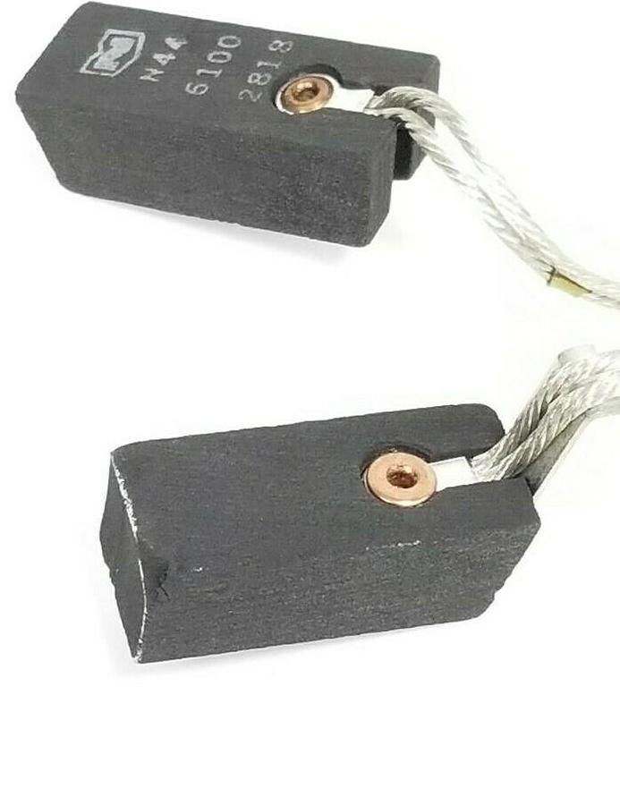 Used LOT OF 4 NATIONAL N44 CARBON BRUSHES 6100 2818, 61002818