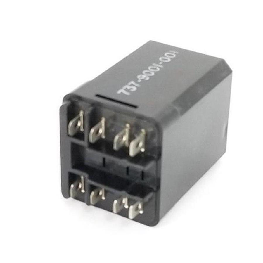 Used NEW POTTER & BRUMFIELD 737-9001-001 RELAY 7379001001, 110VDC 8BLADE PLUG IN