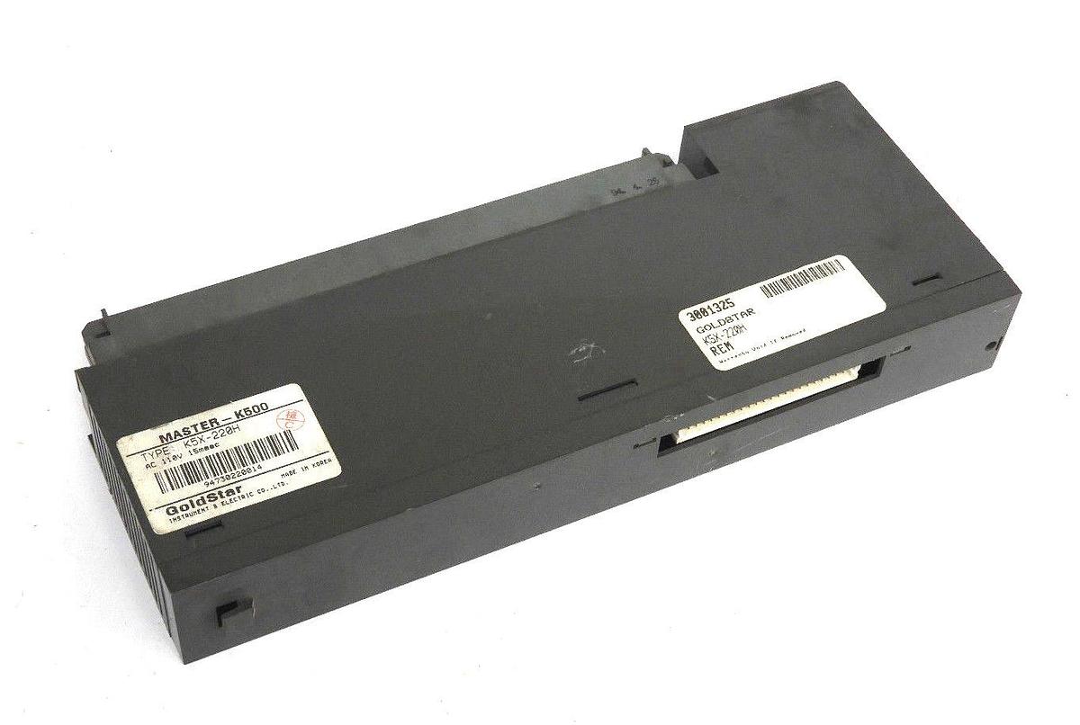 Used GOLDSTAR MASTER-K500 INPUT MODULE K5X-220H, 110VAC, 15MSEC