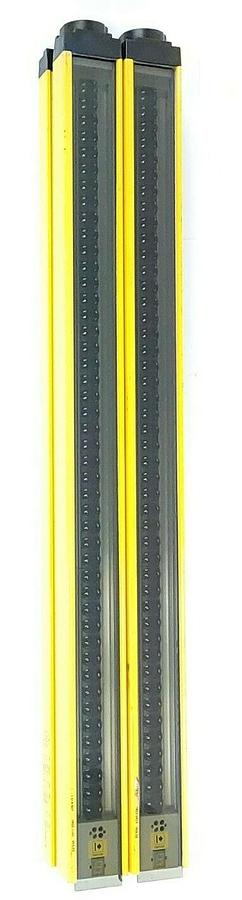 Used LOT OF 2 SICK C4000 SAFETY LIGHT CURTAINS C40S-0403CA010 RANGE: 0...19M