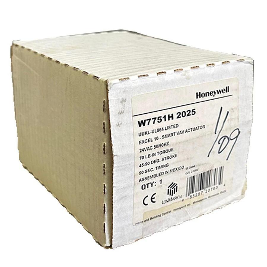NEW HONEYWELL W7751H-2025 / W7751H2025 EXCEL 10 SMART VAV ACTUATOR 24VAC 50/60Hz