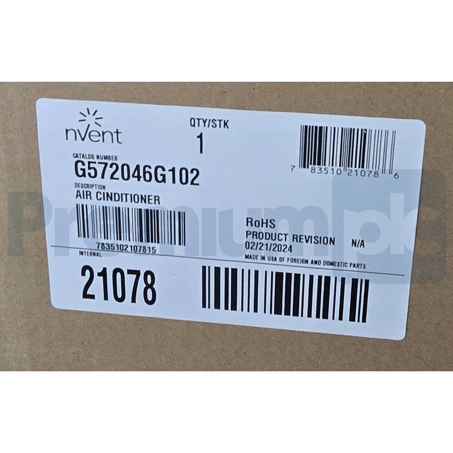 Used nVent Hoffman G572046G102 | 21078 SpectraCool G57 20000BTU 460V AC Unit NEW