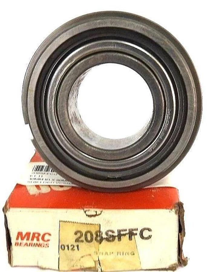 Used NIB MRC 208SFFC BEARING SHIELDED W/ SNAP RING 40MM ID X 80MM OD X 1.1875" W