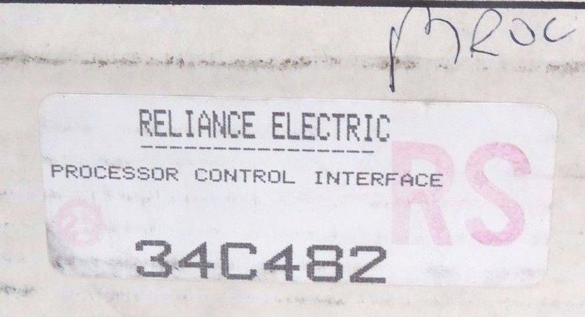 Used NIB RELIANCE ELECTRIC 34C482 PROCESSOR CONTROL INTERFACE KIT