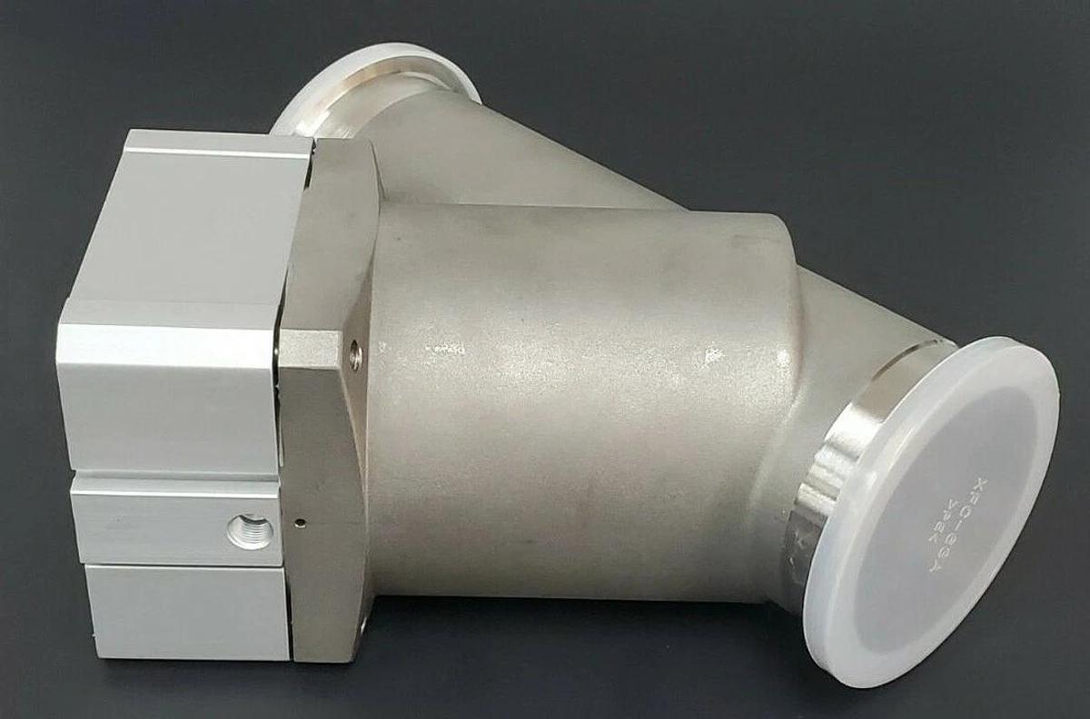 Used NEW SMC XYA-63 S.S. HIGH VACUUM IN-LINE VALVE XYA63