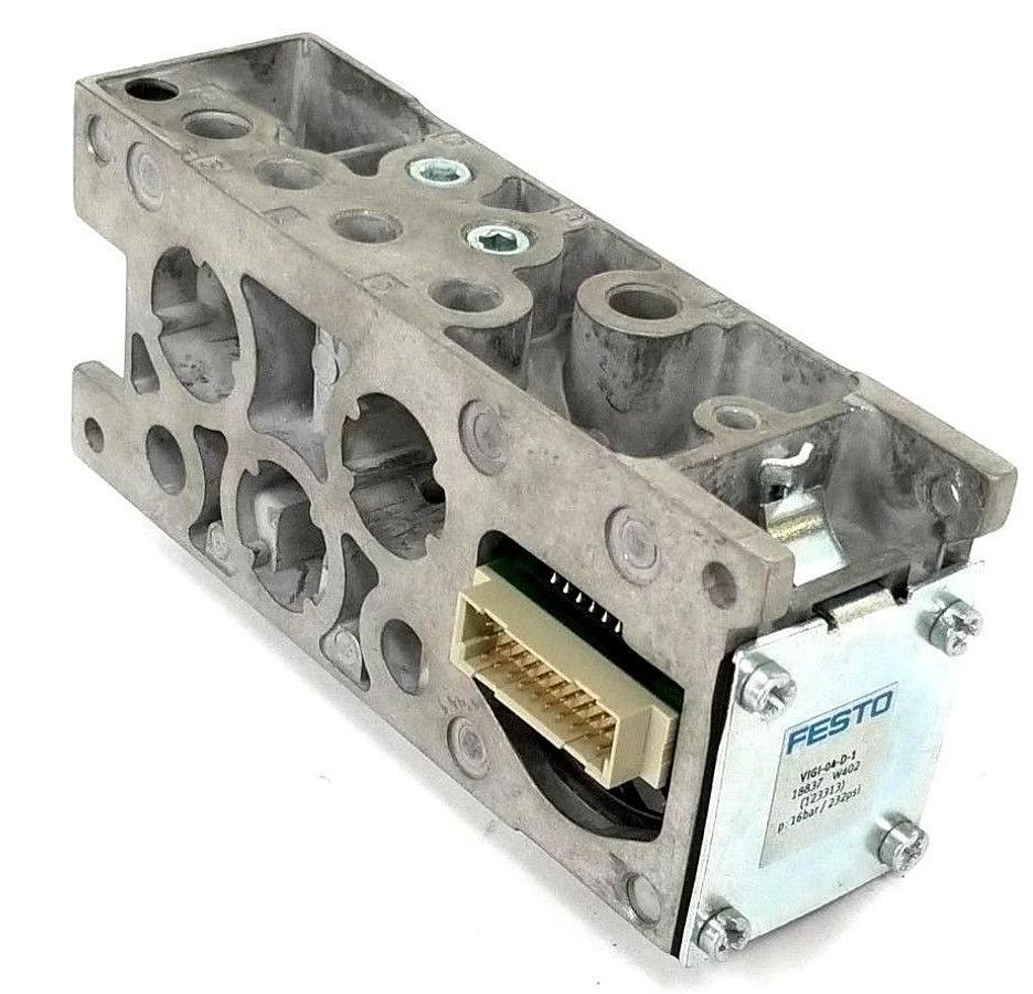 NIB FESTO VIGI-04-D-1 VALVE MANIFOLD 18837 SER. W402 VIGI04D1