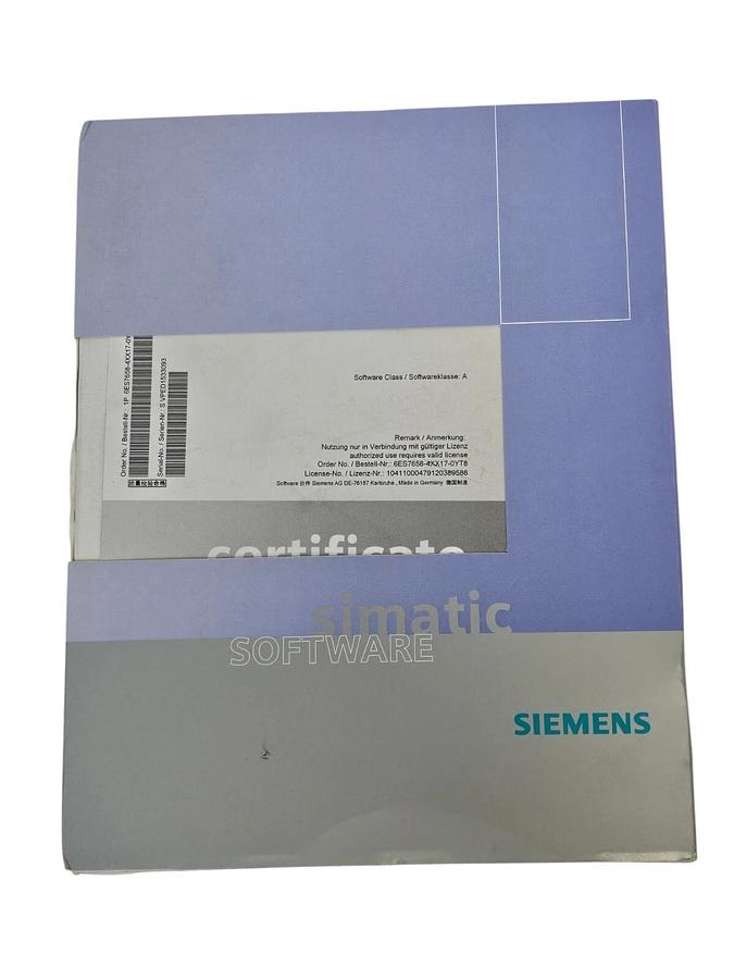 Used NEW SIEMENS 6ES7658-4XX17-0YT8 SIMATIC PCS 7 V7.1 SP4 SOFTWARE MEDIA PACKAGE