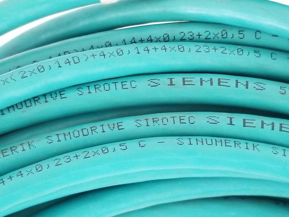 Used SIEMENS SIROTEC 6FX2002-2CA31-1CA0 SINUMERIK SIMODRIVE CABLE 20M 570102.0025.00