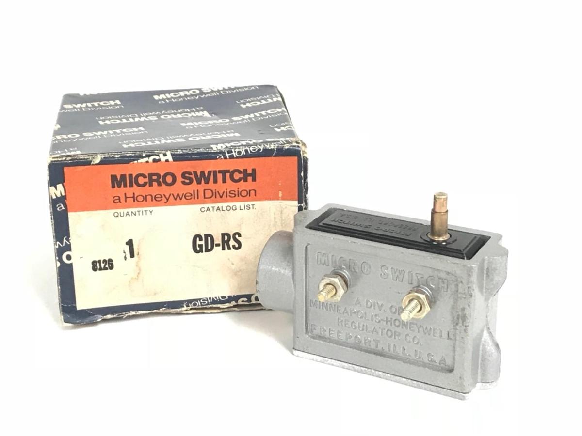 Used NIB HONEYWELL MICRO SWITCH GD-RS LIMIT SWITCH GDRS
