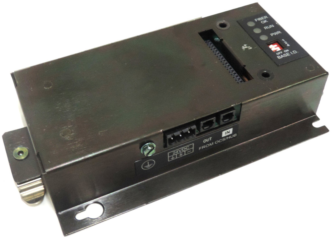 Used GE BASE IC300FOX104C FIBER OPTIC IN / OUT 10-30 VDC, 400mA @ 24VDC IC300FOX104