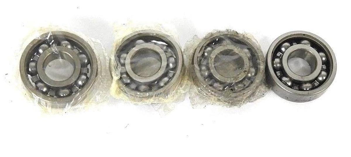 LOT OF 4 NEW SKF 6000/C3 BALL BEARINGS 10X26X8MM