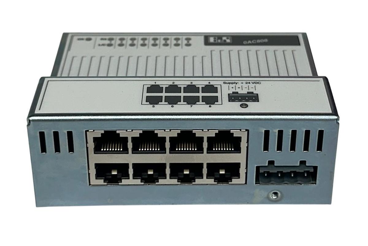 Used B&R 0AC808.9-1 / 0AC80891 INDUSTRIAL 8-PORT EtherNet HUB 24VDC 0AC808 NSMP