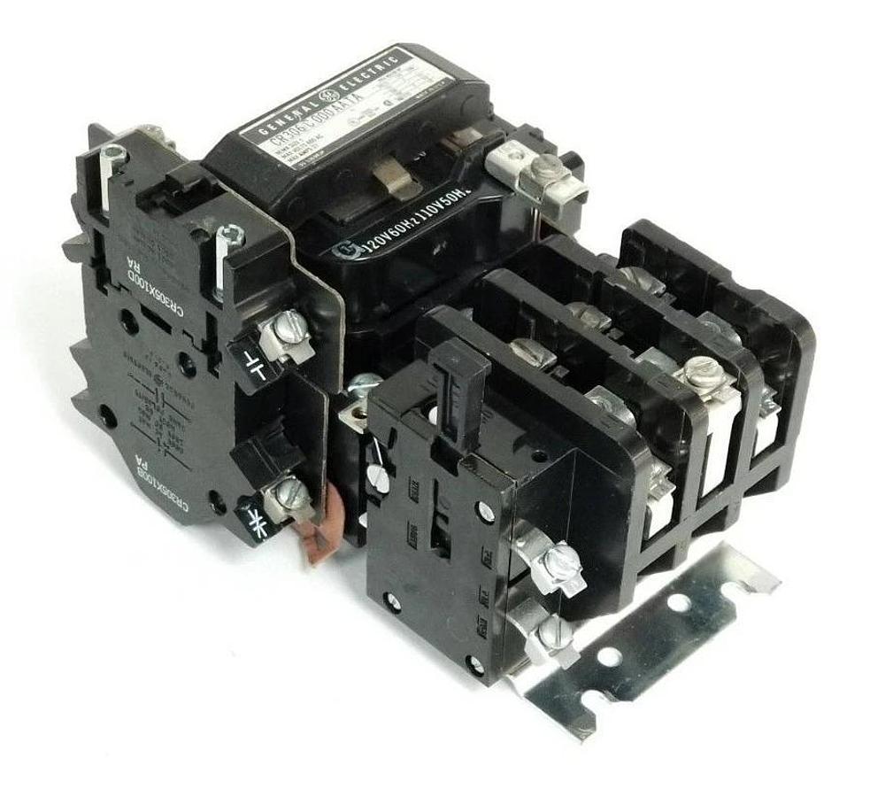 Used GENERAL ELECTRIC CR306C000AATA STARTER SIZE: 1 600VAC 27A, 15D21G-22 COIL