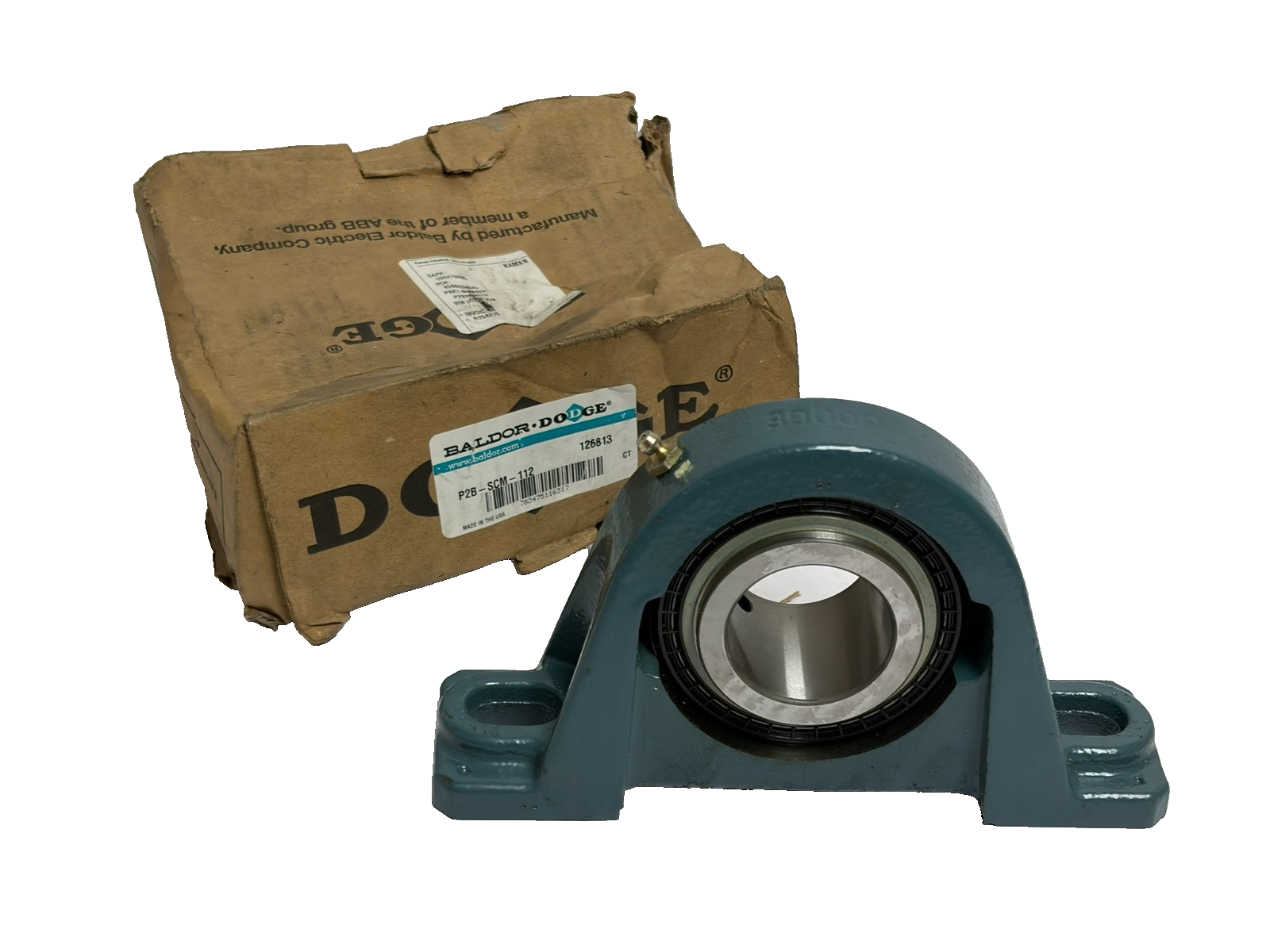 Used Baldor Dodge P2B-SCM-112 Pillow Block Ball Bearing 1-3/4" Shaft 126813 New
