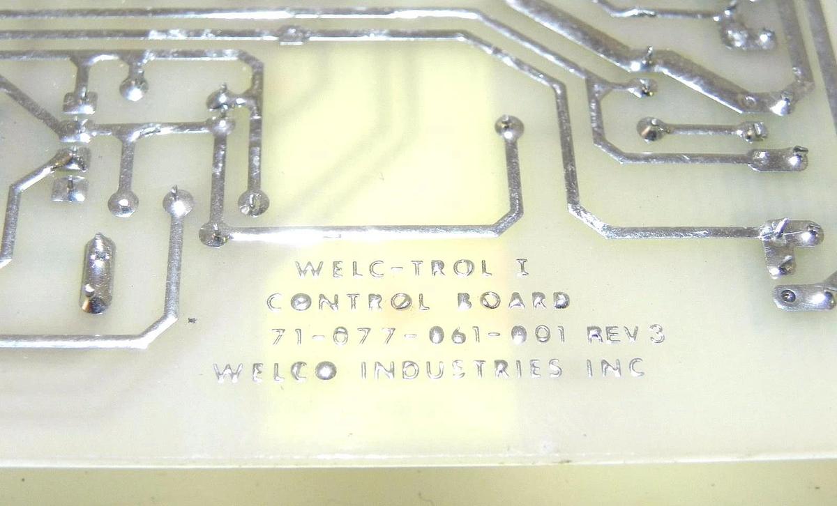 Used WELCO TECHNOLOGIES 502045001 BOARD 502045-001