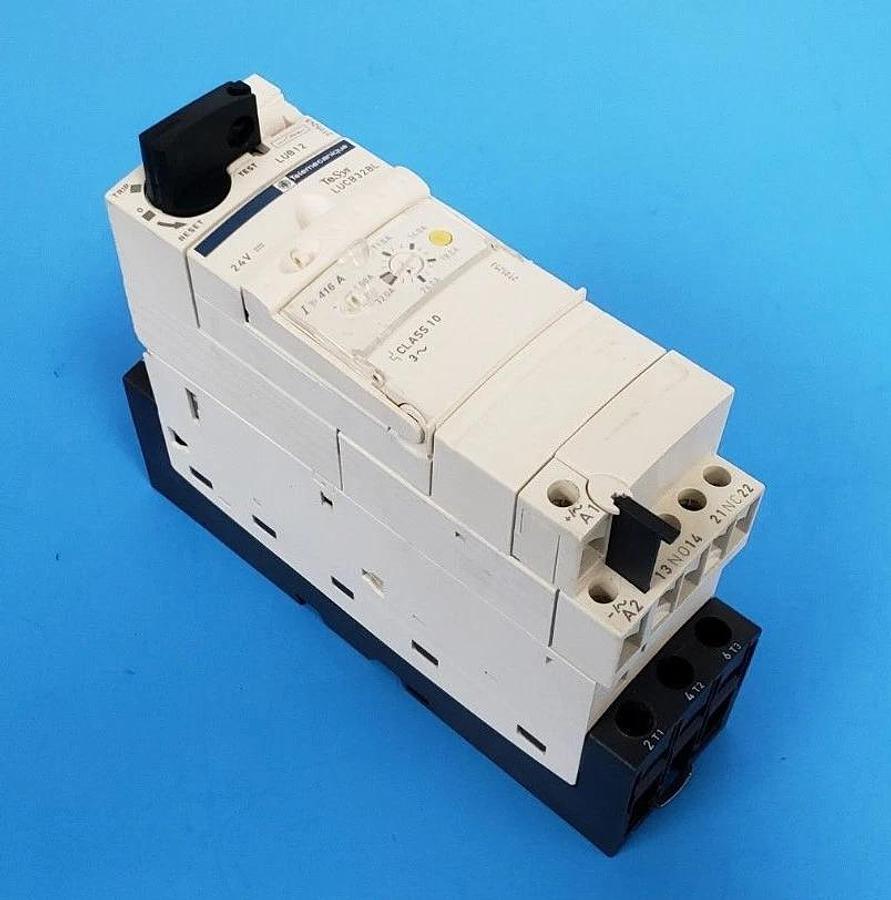 NEW TELEMECANIQUE LUB12 MOTOR STARTER W/ LUCB32L CONTROL UNIT & LU9BN11 BLOCK