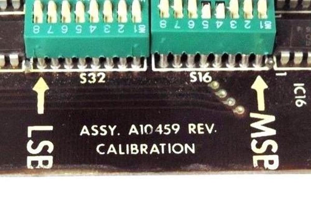Used AVTRON A10459 CALIBRATION BOARD MACH C12213