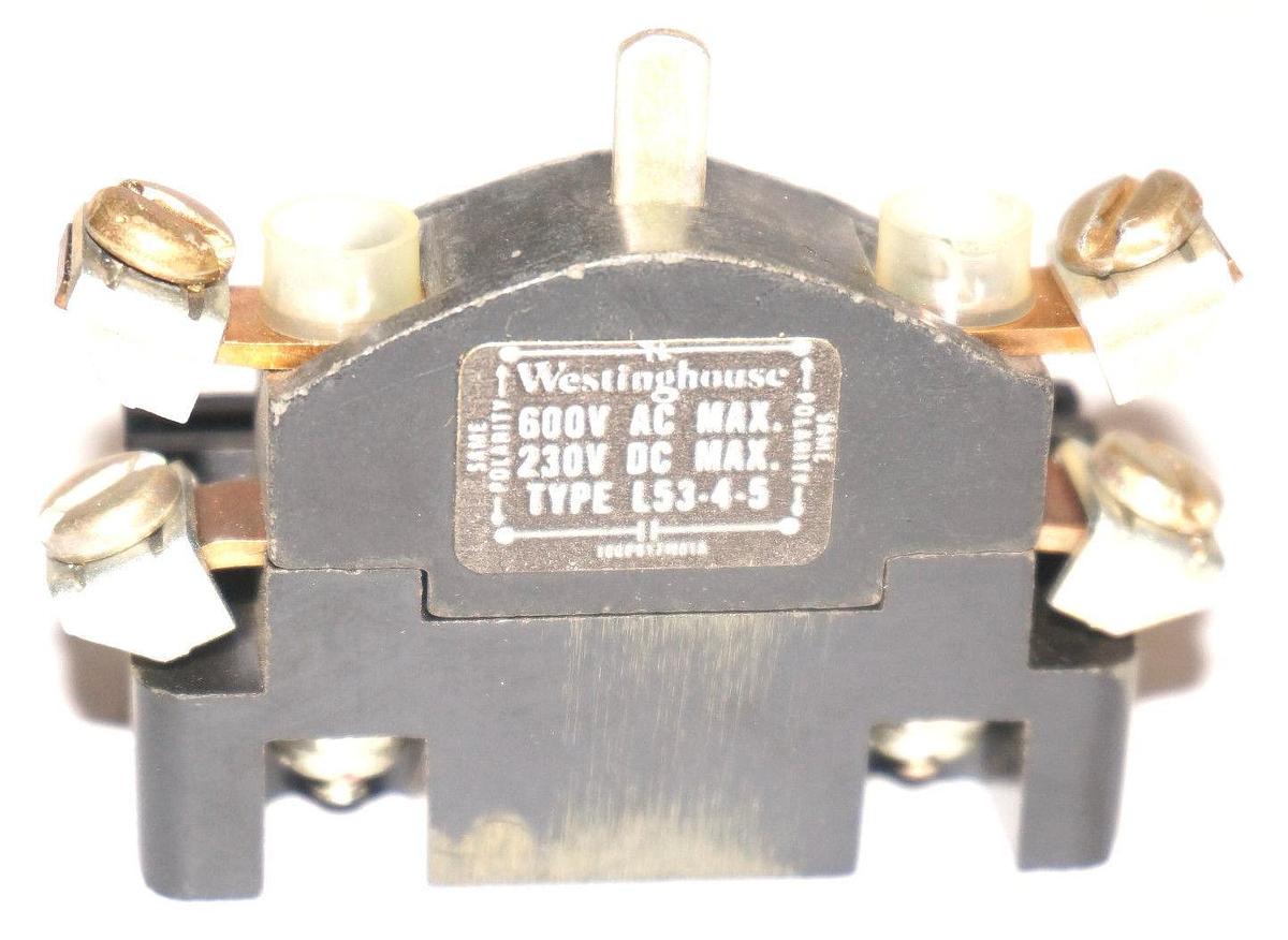 Used NIB WESTINGHOUSE 453D502G04 L-54 ELECTRICAL INTERLOCK KIT 600VAC 230VDC