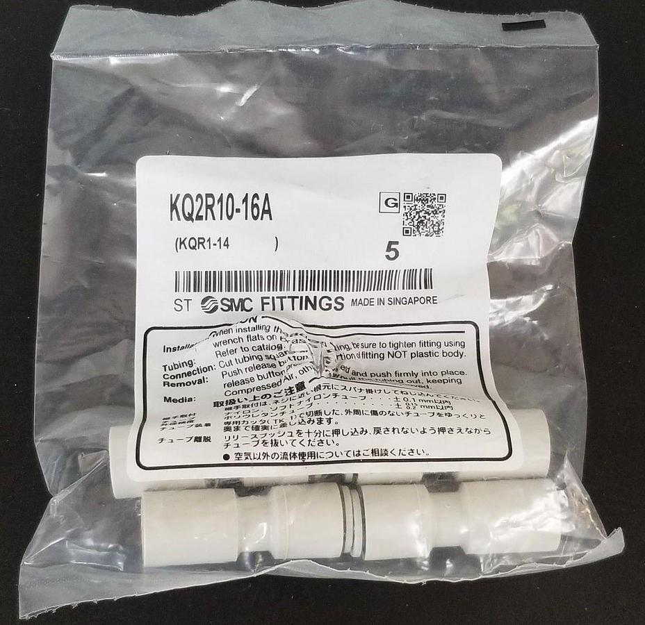 Used LOT OF 4 NEW SMC KQ2R10-16A PLUG-IN REDUCERS KQR114