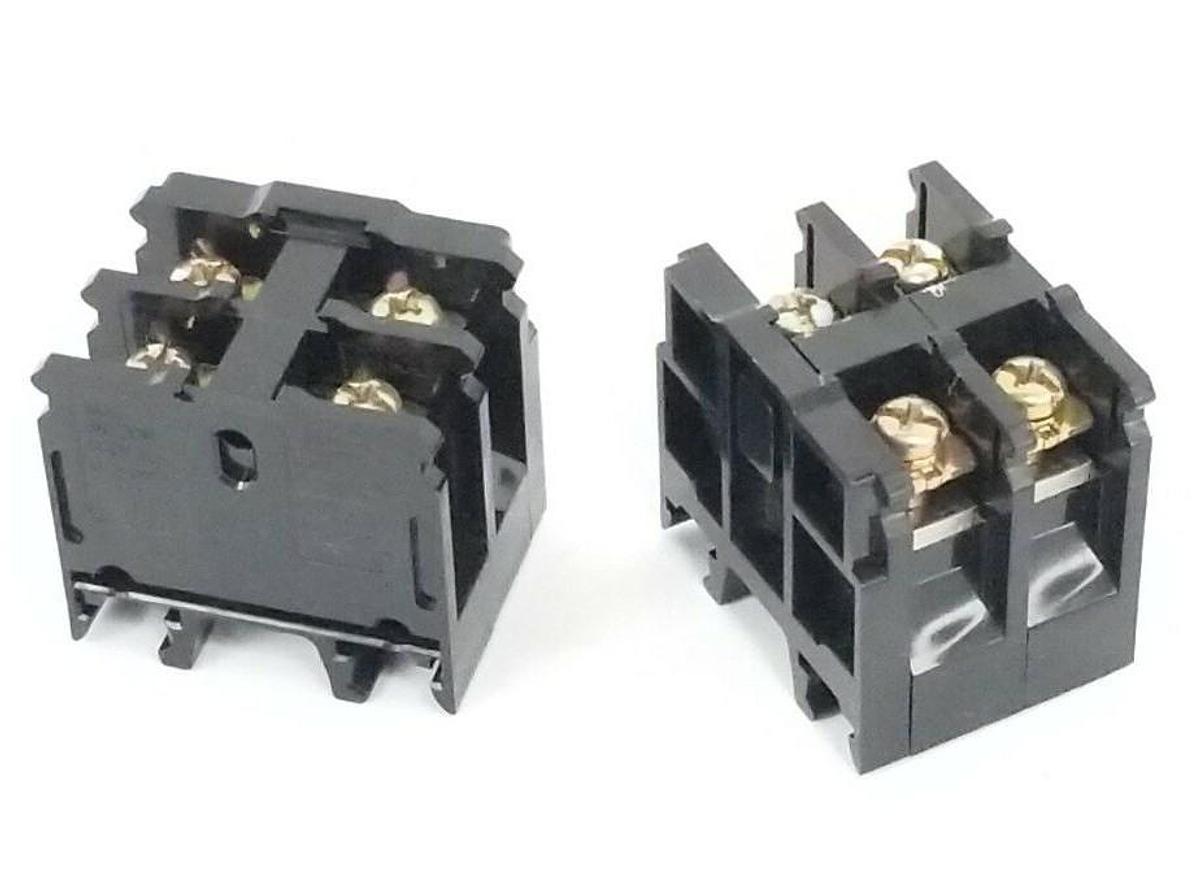 Used LOT OF 2 IDEC BNH30W TERMINAL BLOCKS 600V 30A