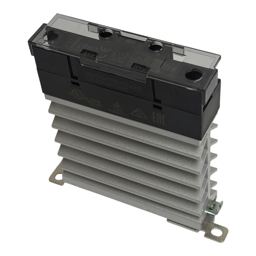 Used Omron G3PJ-525B Solid State Relay SSR 25A 100-480VAC 12-24VDC with Heatsink New