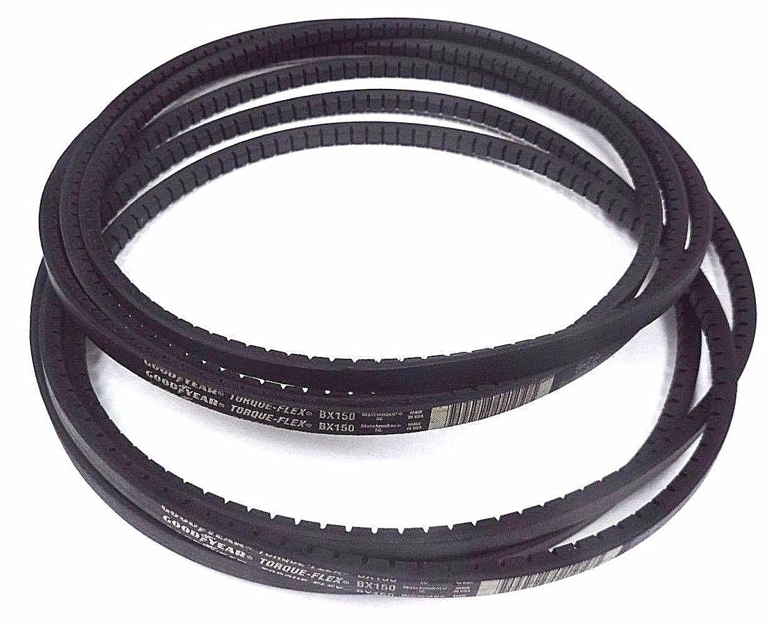 Used LOT OF 2 NEW GOODYEAR BX150 TORQUE-FLEX BELTS