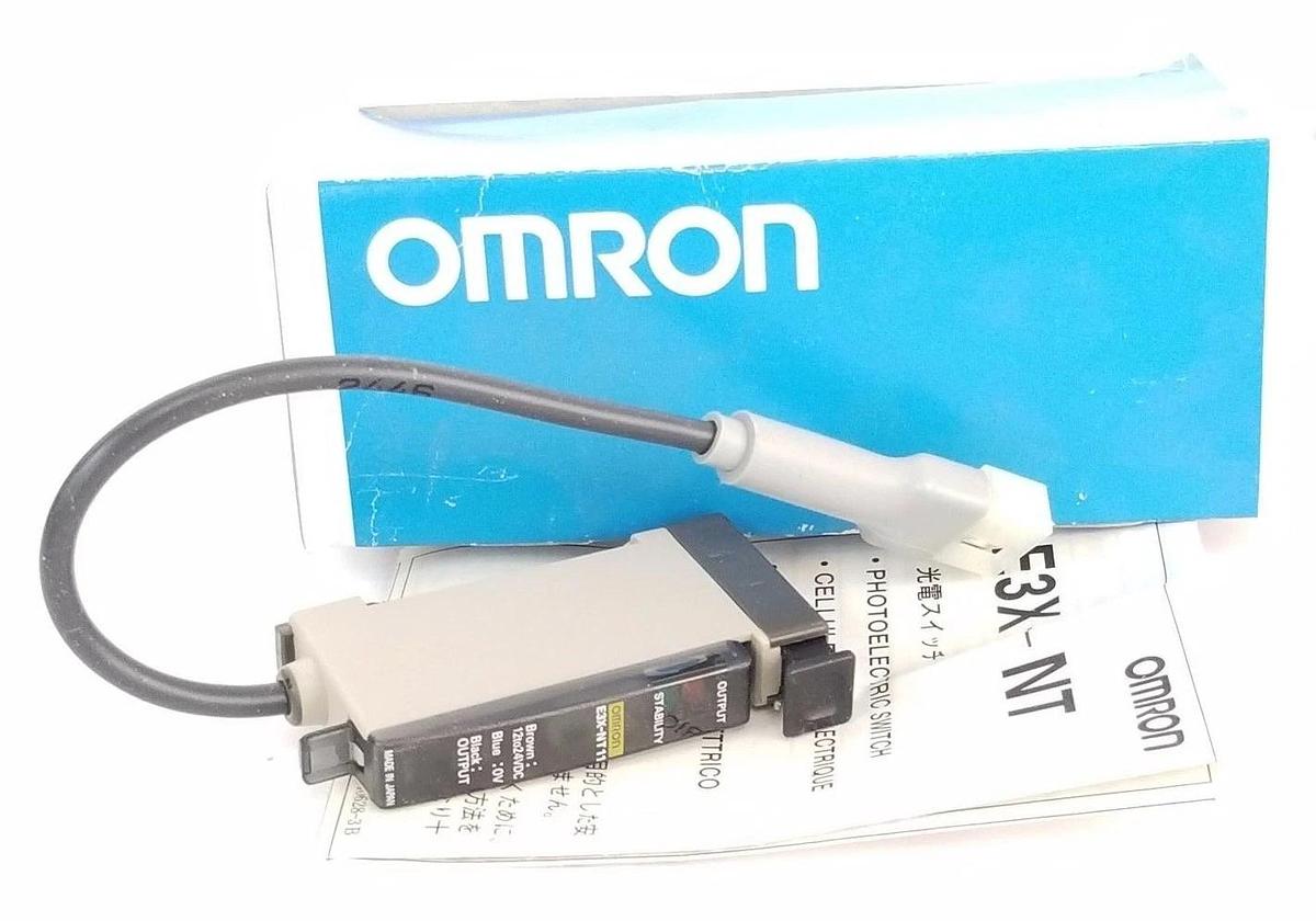 Used NIB OMRON E3X-NT11 PHOTOELECTRIC SWITCH E3XNT11, 12 TO 24VDC